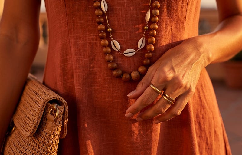 Look 2 : Le déjeuner sous la treille, registre boho chic