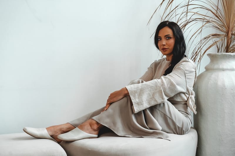 Robe en lin habillée : élégance naturelle