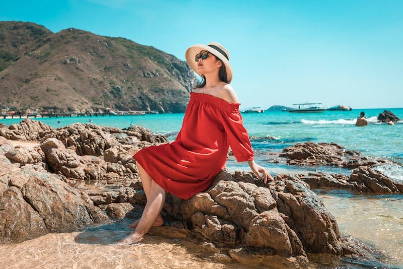 Robe en lin pour les vacances